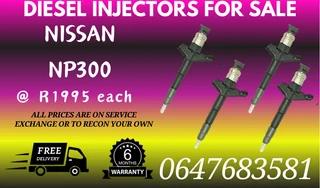 Nissan Np300 Diesel Injectors For Sale With Warranty