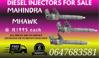 Mahindra Mhawk Diesel Injectors For Sale With Warranty