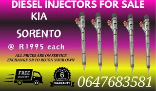 Kia Sorento Diesel Injectors For Sale With Warranty