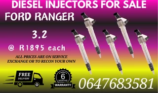 Ford Ranger 3.2 Diesel Injectors For Sale With Warranty