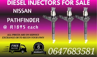 Nissan Pathfinder Diesel Injectors For Sale With Warranty