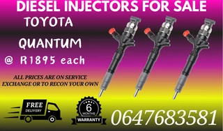 Toyota Quantum Diesel Injectors For Sale We Recon And Sell On Exchange