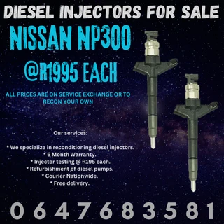 Nissan Np300 Diesel Injectors For Sale We Recon And Sell On Exchange