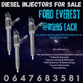 Ford Everest Diesel Injectors For Sale Free Copper Washers