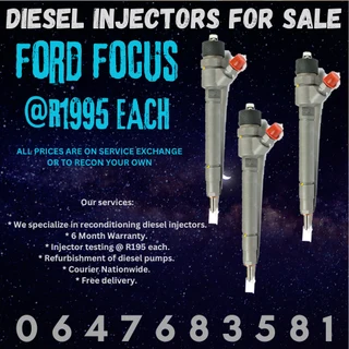 FORD FOCUS DIESEL INJECTORS FOR SALE FREE COPPER WASHERS