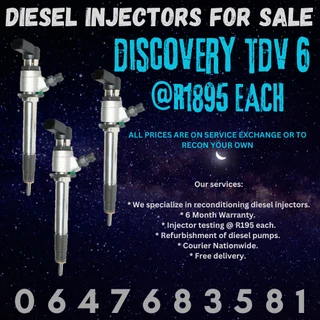 Discovery Tdv 6 Diesel Injectors For Sale Copper Washers Included
