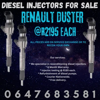 Renault Duster Diesel Injectors For Sale Copper Washers Included