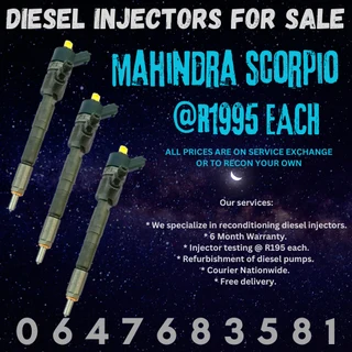 Mahindra Scorpio Diesel Injectors For Sale 6 Months Warranty