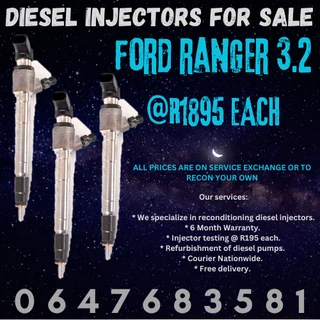 Ford Ranger 3.2 Diesel Injectors For Sale With Warranty