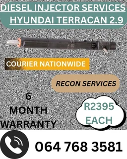 Hyundai Terracan 2.9 Diesel Injectors Recon Services