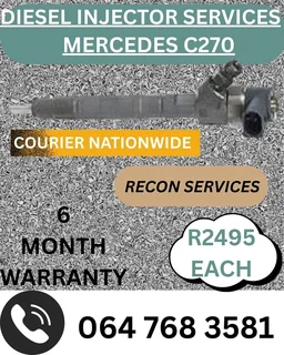 Mercedes C270 Diesel Injectors Recon Services