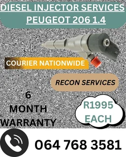 Peugeot 206 1.4 Diesel Injectors Recon Services