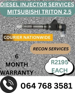 Mitsubishi Triton 2.5 Diesel Injectors Recon Services