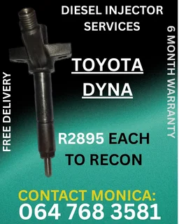 Toyota Dyna Diesel Injectors Recon Services