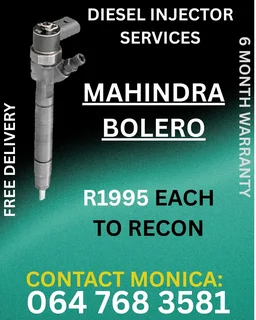 Mahindra Bolero Diesel Injectors Recon Services