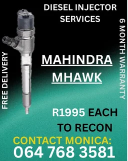 Mahindra Mhawk Diesel Injectors Recon Services