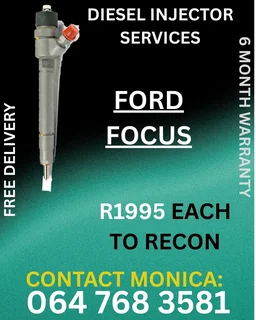 Ford Focus Diesel Injectors Recon Services