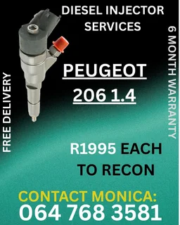 Peugeot 206 1.4 Diesel Injectors Recon Services