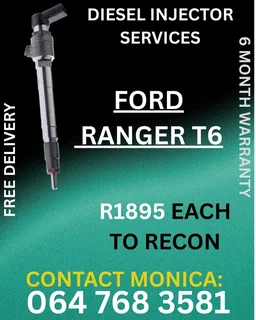 Ford Ranger T6 Diesel Injectors Recon Services