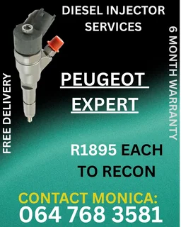 Peugeot Expert Diesel Injectors Recon Services