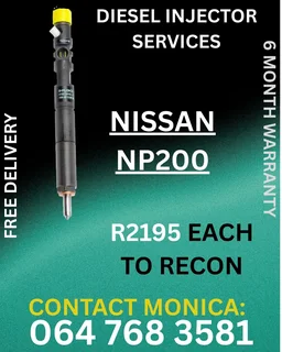 Nissan Np200 Diesel Injectors Recon Services