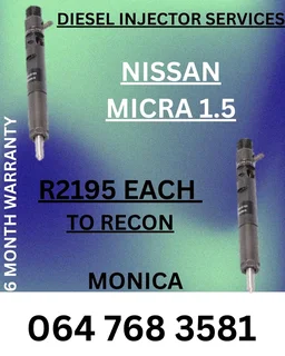 Nissan Micra 1.5 Diesel Injectors Recon Services