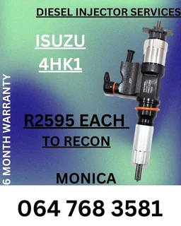 Isuzu 4hk1 Diesel Injectors Recon Services
