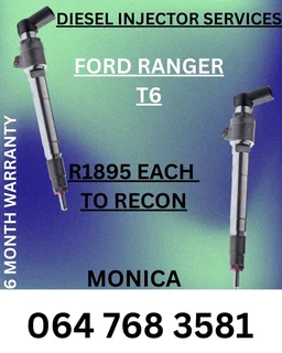 Ford Ranger T6 Diesel Injectors Recon Services