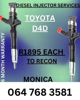 Toyota D4d Diesel Injectors Recon Services