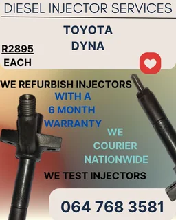 Toyota Dyna Diesel Injectors Recon Services With A 6 Month Warranty