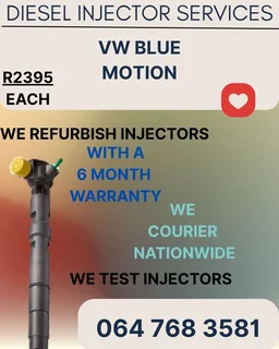 Vw Blue Motion Diesel Injectors Recon Services With A 6 Month Warranty