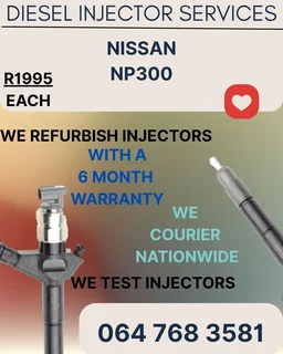 Nissan Np300 Injectors Recon Services With A 6 Month Warranty