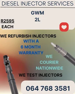 Gwm 2l Diesel Injectors Recon Services With A 6 Month Warranty