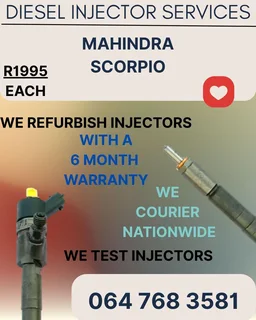 Mahindra Scorpio Diesel Injectors Recon Services With A 6 Month Warranty