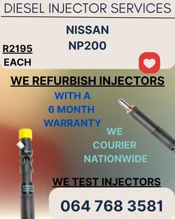Nissan Np200 Diesel Inectors Recon Services With A 6 Month Warranty