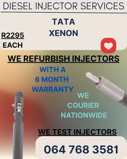 Tata Xenon Diesel Injectors Recon Services With A 6 Month Warranty