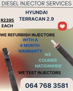Hyundai Terracan 2.9 Diesel Injectors Services