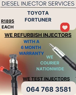 Toyota Fortuner Injectors Services