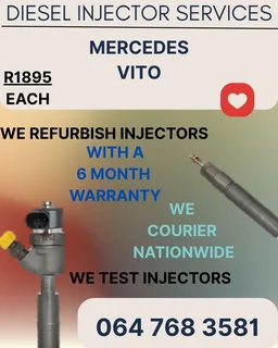 Mercedes Vito Diesel Injectors Recon Services