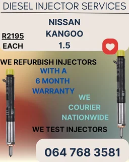 Nissan Kangoo 1.5 Diesel Injectors Recon Services