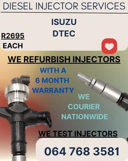 Isuzu Dtec Diesel Injectors Recon Services