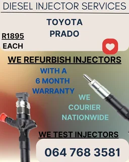 Toyota Prado Diesel Injectors Recon Services