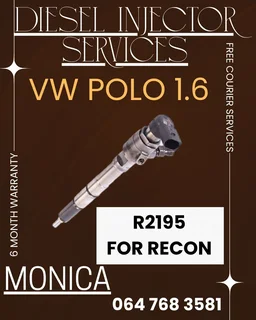 Vw Polo 1.6 Diesel Injectors Recon Services