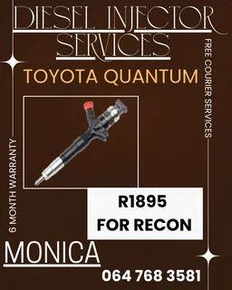 Toyota Quantum Diesel Injectors Recon Services