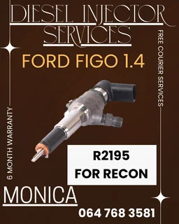 Ford Figo 1.4 Diesel Injectors Recon Services