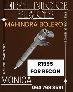 Mahindra Bolero Diesel Injectors Recon Services