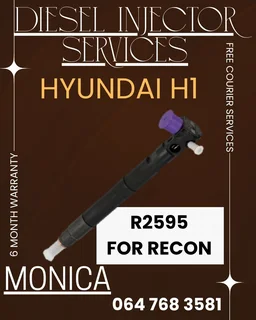 Hyundai H1 Delphi Diesel Injectors Recon Services
