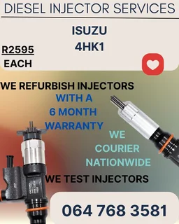 ISUZU 4HK1 DIESEL INJECTORS RECON SERVICES