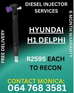 HYUNDAI H1 DELPHI DIESEL INJECTORS RECON