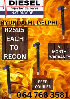 HYUNDAI H1 DELPHI DIESEL INJECTORS RECON